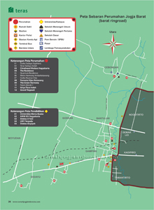 Peta Perumahan dan Pendidikan Jogja Barat
