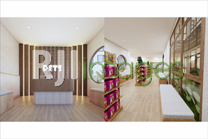 Interior Receptionist dan Ruang Tunggu & Pet Shop