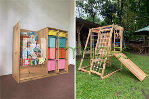 Rak Trofast Custom dan Brakiasi Wall