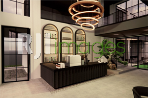 Inspirasi Gaya Tropical Modern Cafe Senopati