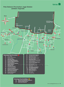 Peta Perumahan dan Pendidikan Jogja Selatan