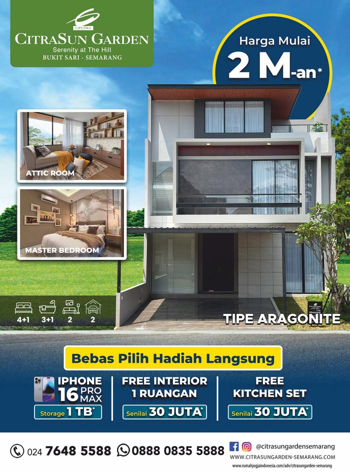 Banner Majalah CitraSun Garden Semarang