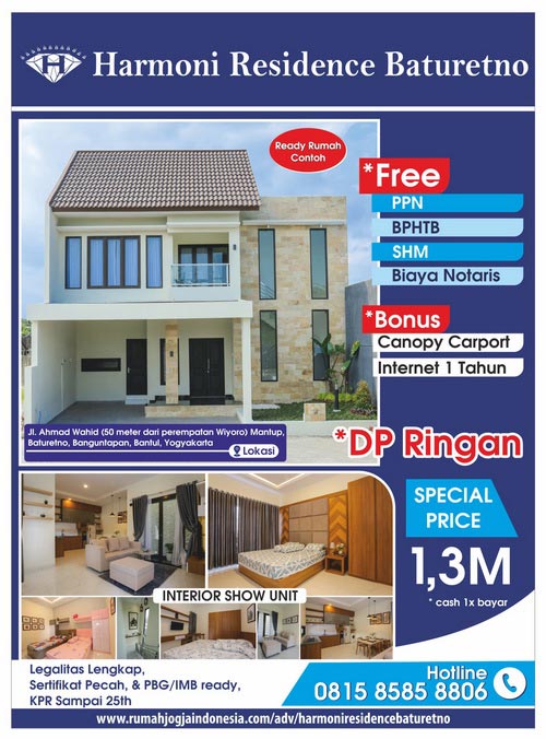 Banner Majalah Harmoni Residence Baturetno