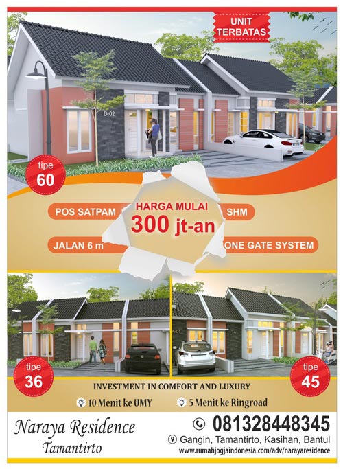 Banner Majalah Naraya Residence Tamantirto