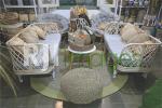 Aplikasi table set berbahan serat alam