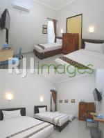 Kamar Double Bed dan Triple Bed Natura Rumah Singgah