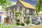 Perspektif rumah tipe Gold Premium-hook Harmoni Residence Baturetno