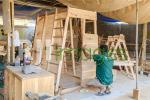 Proses perakitan produk jungle gym