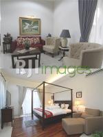 Ruang tamu dan Kamar tidur utama Bungalow Natura Rumah Singgah