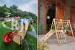 Salah satu project playground Woodenlen dan Jungle gym type 8 (lipat)