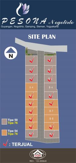 siteplan pesona nogotirto