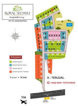 siteplan royal sedayu residence