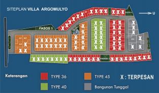 Siteplan Villa Argomulyo 2023