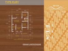 grand permata residence denah ruby