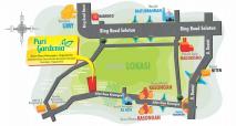 peta lokasi puri gardenia