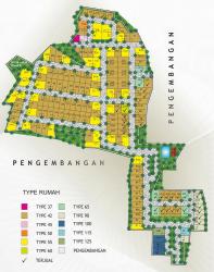 site plan perumahan pondok permai giwangan