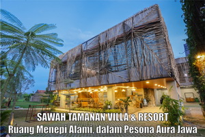 sawah tamanan villa resort