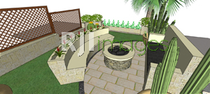 Rooftop Garden Model Mediteran