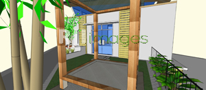 Rooftop Garden Model Modern