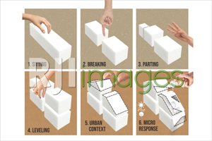 Eksplorasi bentuk bangunan