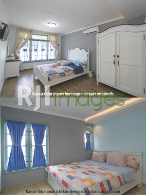 Kamar tidur utama & kamar tidur anak