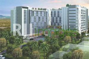 Perspektif bird eye, kawasan Apartemen Tana Babarsari