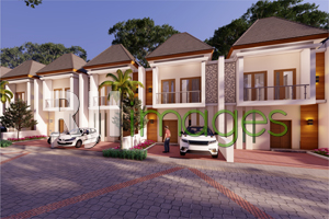 Perspektif deretan rumah tipe 58 (Mangastuti), Bukit Omah Sedayu