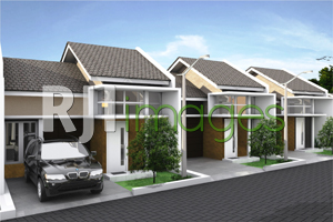 Perspektif hunian tipe 36 The Mountain