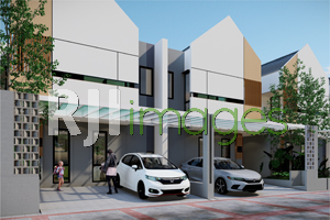 Perspektif hunian tipe 90, DM VILLAGE TAMANTIRTO