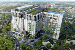 Perspektif kawasan De Royal Keraton Apartel