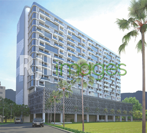 Perspektif kawasan The Yudhistira @Mataram City