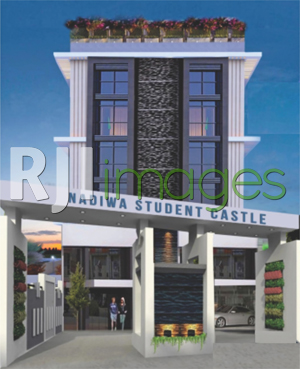 Perspektif kawasan hunian Nadiwa Student Castle
