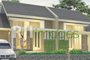 Perspektif kawasan hunian tipe 54, nDalem Balecatur