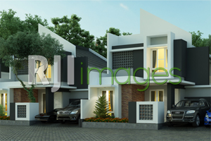 Perspektif new concept rumah tipe 65, Orizya Village Kaliurang 2