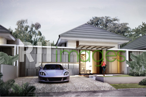 Perspektif rumah tipe 45 Pondok Permai Mlati 3