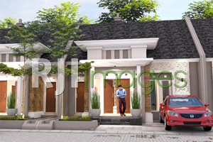 Perspektif rumah tipe 47 Arsita Regency Titibumi
