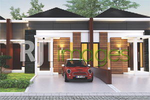 Perspektif rumah tipe 48, The Elanor