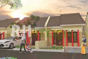 Perspektif rumah tipe mulai tipe 36 dan 45 Puri Nirwana Pajangan