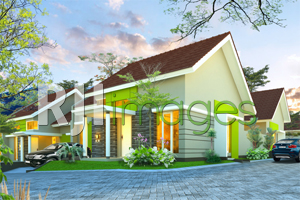 Perspektif tipe 70 (Eidelweis) Villa Gardenia