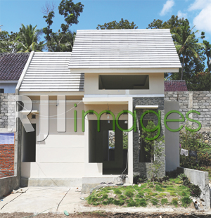 Progress pembangunan hunian tipe 40 Villa Argomulyo