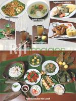 Aneka hidangan Pendopo Nde'Luweh