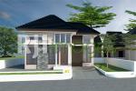 Perspektif hunian tipe 36 (hook) Balinesse Residence Purworejo