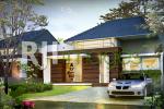Perspektif hunian tipe 65 (hook) Pondok Permai Tamantirta 3