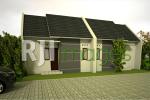 Perspektif model rumah komersial tipe 27 Arthaka Village