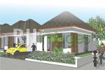 Perspektif rumah tipe 50 kawasan Adara Citra