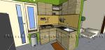 Desain Dapur Modern Rustic