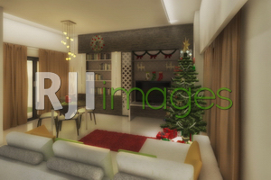 Dekorasi Natal Hunian Mungil