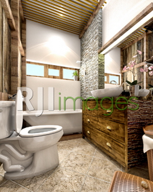 Rustic Bathroom